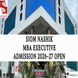 SIOM Nashik Executive MBA Admission 2026 Begins @siom.in; Apply by May 30